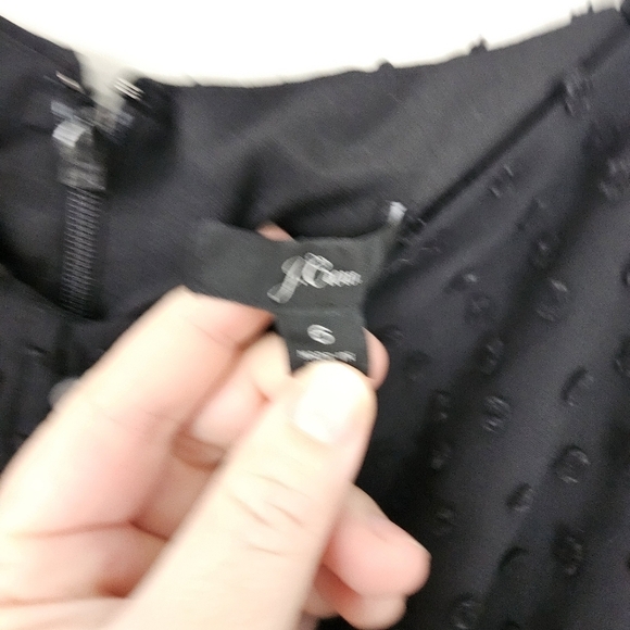 J.Crew Tiered Long Sleeve Midi Dress Black in Swiss Dot size 6 - Picture 9 of 10